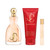 JIMMY CHOO I WANT CHOO 3 PCS SET FOR WOMEN: 3.3 EAU DE PARFUM SPRAY + 0.25 EAU DE PARFUM SPRAY + 3.3 BODY LOTION....