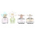 MARC JACOBS 4 PCS MINI SET FOR WOMEN: DAISY 4 ML EAU DE TOILETTE + DAISY EAU SO FRESH 4 ML EAU DE TOILETTE + DAISY WILD 4 ML EAU DE PARFUM + PERFECT 5 ML EAU DE PARFUM