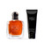 ARMANI STRONGER WITH YOU INTENSELY 2 PCS SET FOR MEN: 3.3 EAU DE PARFUM SPRAY + 2.5 SHOWER GEL