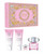 VERSACE BRIGHT CRYSTAL 4 PCS SET: 3 OZ EAU DE TOILETTE SPRAY + 5 ML EAU DE TOILETTE MINI + 3.4 BODY LOTION + 3.4 BATH & SHOWER GEL
