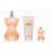 JEAN PAUL GAULTIER CLASSIQUE 3 PCS SET FOR WOMEN: 3.4 EAU DE PARFUM SPRAY + 2.5 BODY LOTION + 0.33 EAU DE PARFUM TRAVEL SPRAY