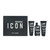 DSQUARED2 ICON POUR HOMME 3 PCS SET FOR MEN: 3.4 EAU DE PARFUM SPRAY + 3.4 BODY SHOWER GEL + 3.4 AFTERSHAVE BALM