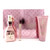 JIMMY CHOO I WANT CHOO WITH LOVE 3 PCS SET FOR WOMEN: 3.3 EAU DE PARFUM SPRAY + 0.25 EAU DE PARFUM SPRAY + 3.3 BODY LOTION