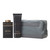 BVLGARI MAN IN BLACK 3 PCS SET: 3.4 EAU DE PARFUM SPRAY + 3.4 AFTER SHAVE BALM + POUCH (PICTURE BOX)