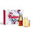 CLARINS 4 PCS DOUBLE SERUM SET: 1 OZ DOUBLE SERUM + 1.7 TOTAL CLEANSING OIL + 0.09 LIP COMFORT OIL + POUCH