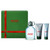 HUGO BOSS GREEN 3 PCS SET FOR MEN: 5 OZ EDT SP + 1.6 SHOWER GEL + 2.5 AFTERSHAVE BALM