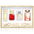 MICHAEL KORS 4 PCS MINI SET FOR WOMEN: SEXY AMBER 7 ML EAU DE PARFUM + SEXY RUBY 7 ML EAU DE PARFUM + WONDERLUST 7 ML EAU DE PARFUM + SIGNATURE 5 ML EAU DE PARFUM