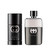 GUCCI GUILTY 2 PCS SET FOR MEN: 3 OZ EAU DE TOILETTE SPRAY + 2.4 OZ DEODORANT STICK (TRAVEL)