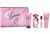 GUESS GIRL 4 PCS SET: 3.4 EDT SP + 10 ML EDT PERFUME ROLLERBALL + 2.5 BODY LOTION + 2.5 SHOWER GEL