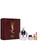 YSL MON PARIS 3 PCS SET: 3 OZ EAU DE PARFUM SPRAY + 0.25 EAU DE PARFUM + 0.04 LIPSTICK  (HARD BOX)