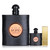 YSL BLACK OPIUM 3 PCS SET FOR WOMEN: 3 OZ EAU DE PARFUM + 0.25 EAU DE PARFUM + LIPSTICK (HARD)