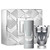 PACO RABANNE INVICTUS PLATINUM 2 PCS SET FOR MEN: 3.4 EAU DE PARFUM SPRAY + 5.1 DEODORANT SPRAY