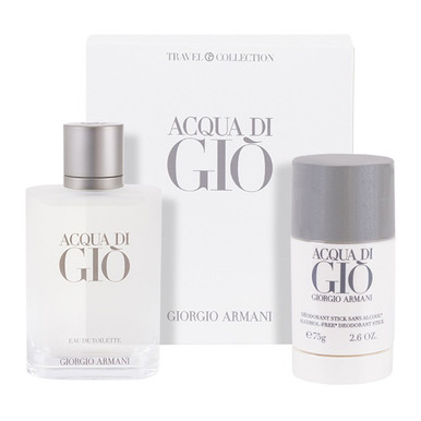 ARMANI ACQUA DI GIO 2 PCS SET FOR MEN: 3.4 EAU DE TOILETTE SPRAY +