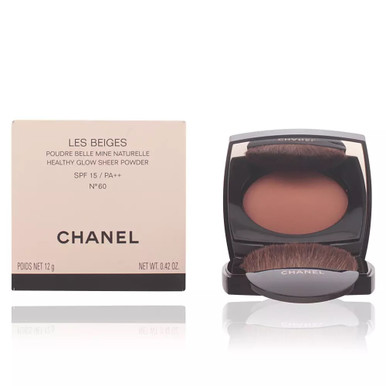 CHANEL LES BEIGES 0.42 HEALTHY GLOW SHEER POWDER N' 60 - Nandansons  International Inc.