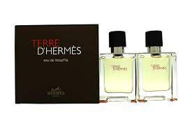 TERRE D'HERMES DUO 2*50ML 2 PCS SET: 1.7 EAU DE TOILETTE SPRAY * 2