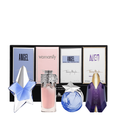 THIERRY MUGLER 4 PCS SET FOR WOMEN ANGEL 0.17 OZ EDP WOMANITY