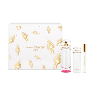 【限定】PRADA Candy Kiss 80ml バナナ柄巾着付き Prada Candy Perfume 80ml/50ml (Candy, Kiss, Night or Gloss