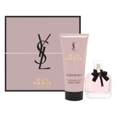 YSL MON PARIS 2 PCS SET FOR WOMEN: 3 OZ EAU DE PARFUM SPRAY + 6.6
