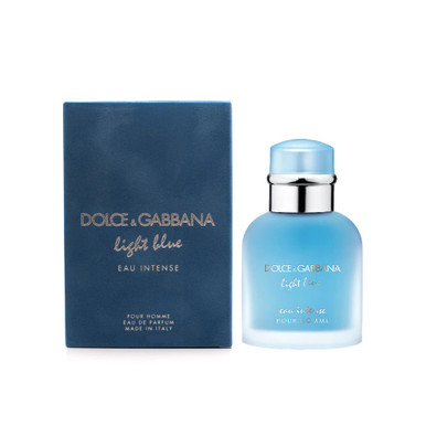 DOLCE & GABBANA LIGHT BLUE EAU INTENSE 1.7 EAU DE PARFUM SPRAY FOR MEN ...