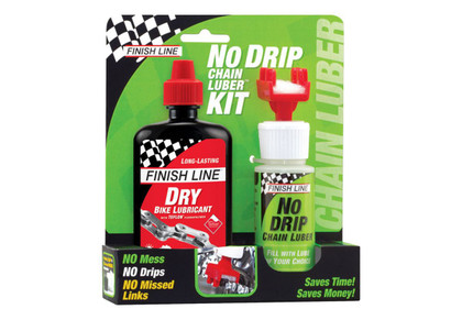 Kit Finish Line Applicateur Anti-goutte + Lubrifiant Sec Téflon 4oz