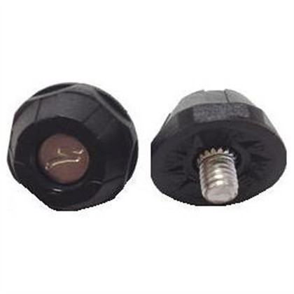 CLOUS D'OREILLES VTT DE REMPLACEMENT NOIR/SIL 20/PK