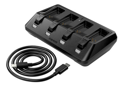 Chargeur Sram 4 Batteries ETAP et AXS - Socle+Câble
