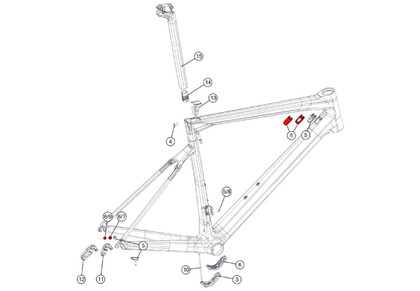 Couvercle de cadre BMC DI2 8