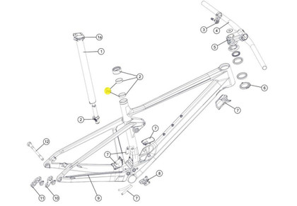 Kit de bagues BMC FourStroke 01 RAD