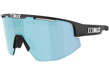 Lunettes Bliz Matrix Noir Mat/Verres Fumés avec Verres Bleu Glace Multi