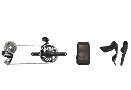 Groupe Sram Red E-Tap Axs E1Launch Pack Box avec Hammerhead Karoo