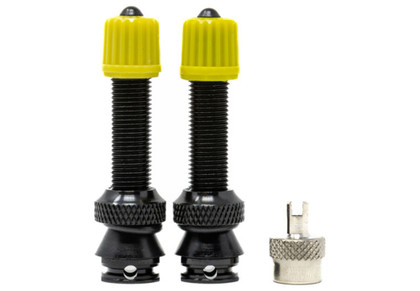 Valvules X-Sauce Schrader en aluminium démontables pour mousse