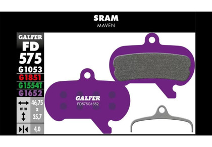 Patins Galfer pour vélo électrique pour Sram Maven