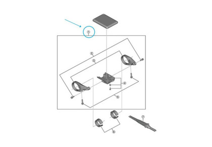 Pince Shimano SC-EN610 pour Display