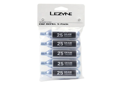 Lot de 5 cartouches de CO2 Lezyne 25 g