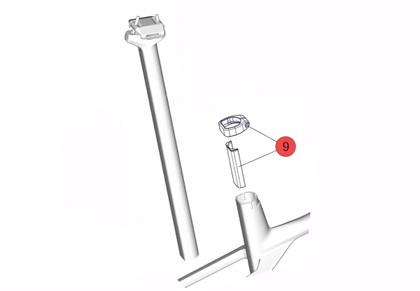 Collier de selle BMC Two Stroke + adaptateur 27.2