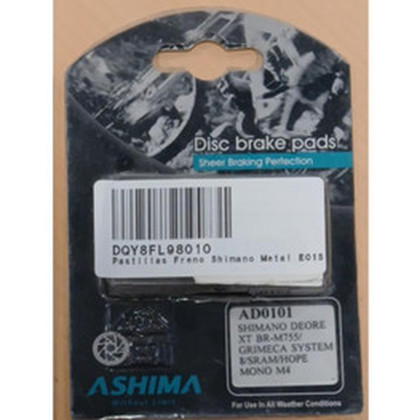 Pastillas Ashima Organicas Para Deore XT