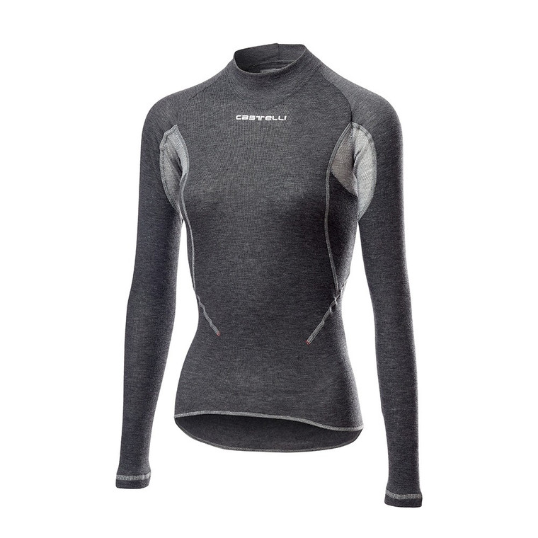 Maillot de corps Castelli Flanders 2 Warm à manches longues pour femme
