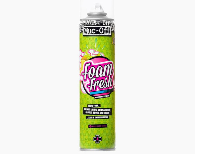 Muc-Off Foam Fresh Mousse Nettoyante 400 ml Casques, Chaussures, Vêtements