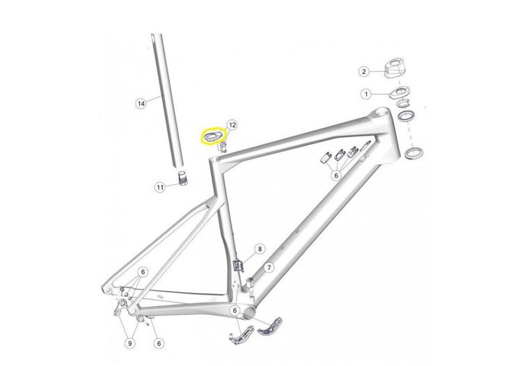 Tige de selle en caoutchouc BMC Roadmachine