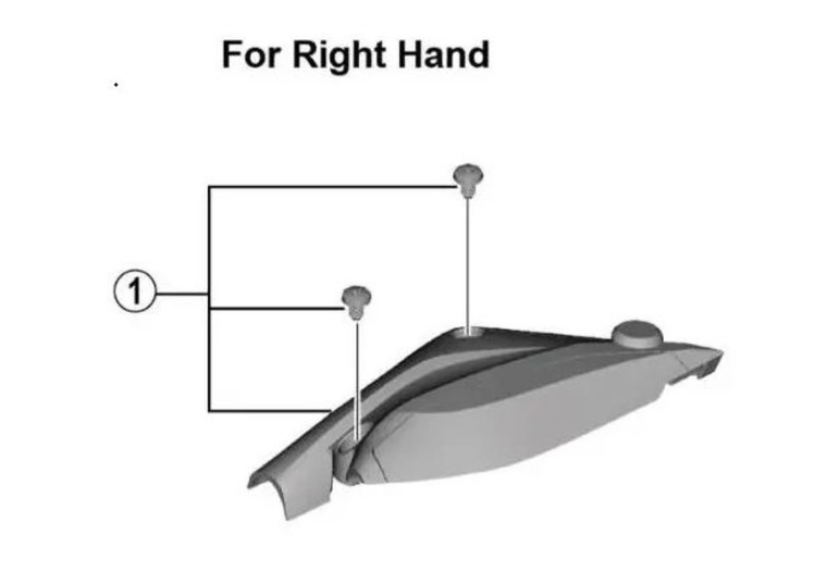 Cache engrenage Shimano ST-EF505 9V