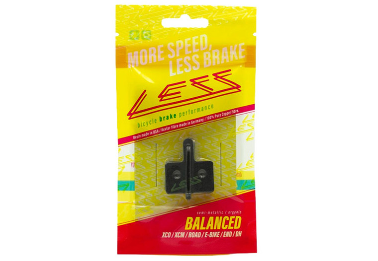 Pastiglie Less Balanced Shimano deore/TRP hy-rd / TEKTRO auriga-dorado