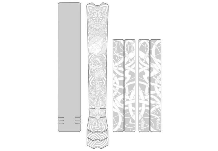 Kit de vinyle de protection de cadre Dyedbro Viking