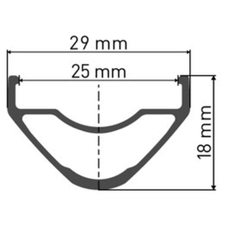 Llanta DT Swiss XR 391 Disc 29" 25mm 28H-
