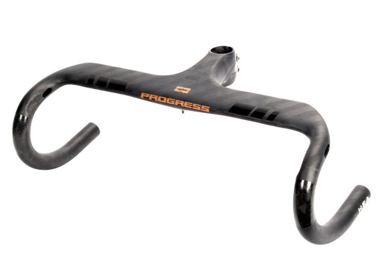 Guidon de route en carbone Progress PG-243 LTD Cockpit 110 mm