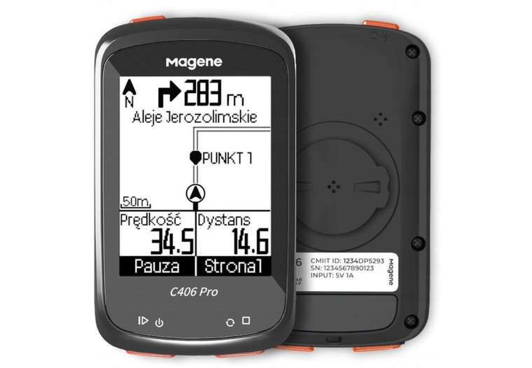GPS Magene C406 Pro avec support et étui en silicone