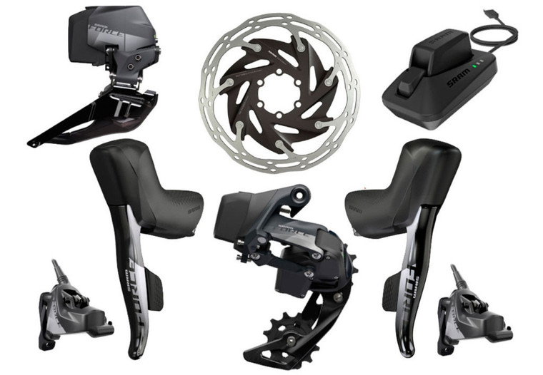 Groupe Sram Force E-Tap AXS 2X Flat Mount