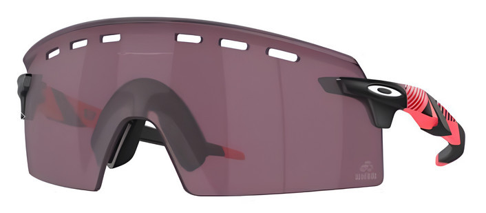 Oakley Encoder Strike Vented Pink Stripes Prizm Road Black Brillen