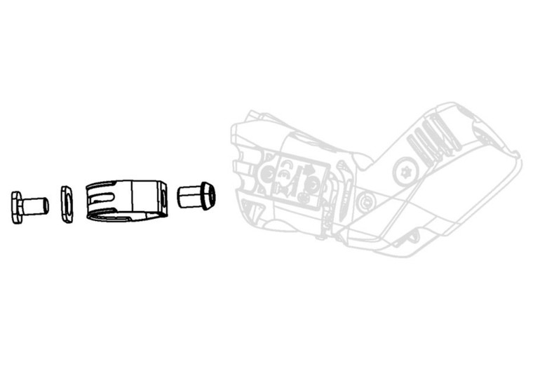 Collier de serrage Sram Double Control Disc Rouge/Force Etap Axs (La paire)