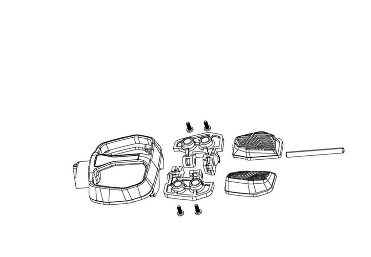 Kit couvercle et bouton de contrôleur Sram AXS POD Ultimate