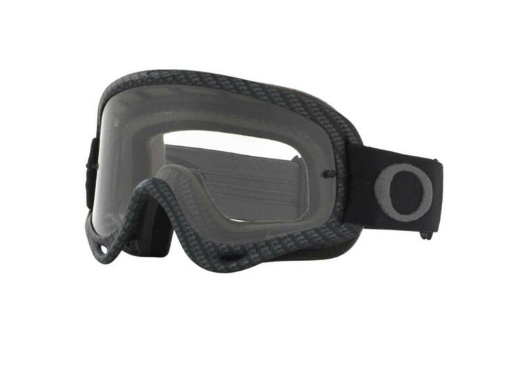 Maschera Oakley O-Frame MX in fibra di carbonio/trasparente